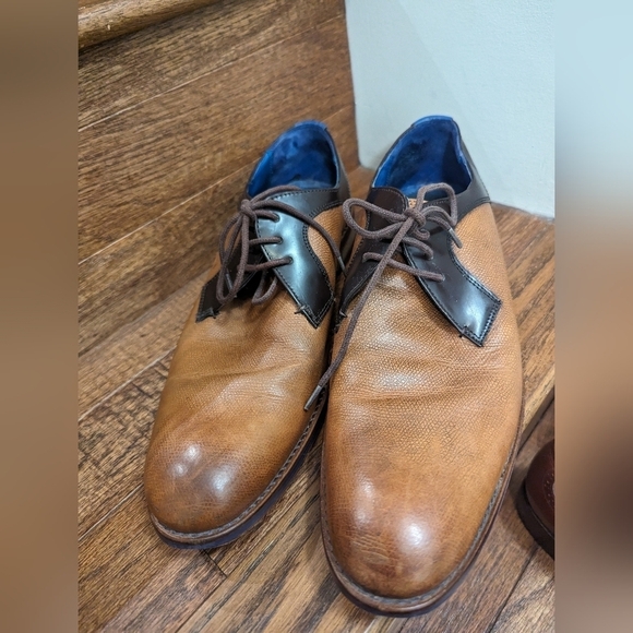 TED BAKER Men's Tan Fussel dress Shoes Sz 11 - Picture 10 of 13